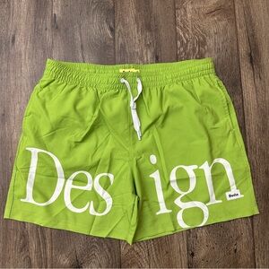 Duvin Design Swim Shorts Cactus Men Light Green Size  XL